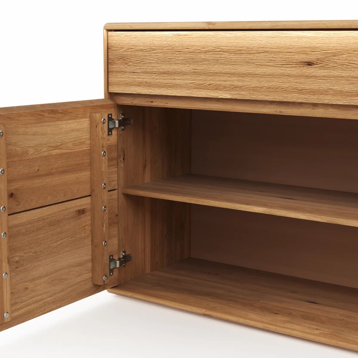 Sideboard Hillsboro - inkl. Beleuchtung, Wildeiche natur, geölt – Bild 3