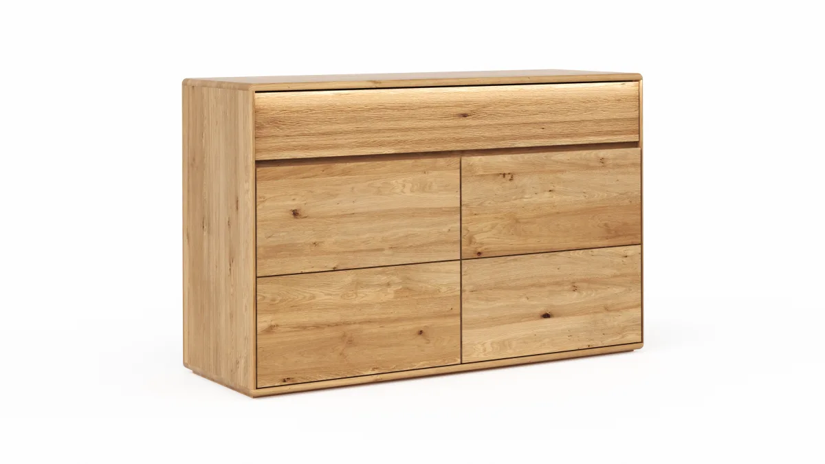 Sideboard Hillsboro - inkl. Beleuchtung, Wildeiche natur, geölt – Bild 2