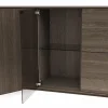 Sideboard Saratoga - Buche massiv, silbergrau geölt – Bild 3