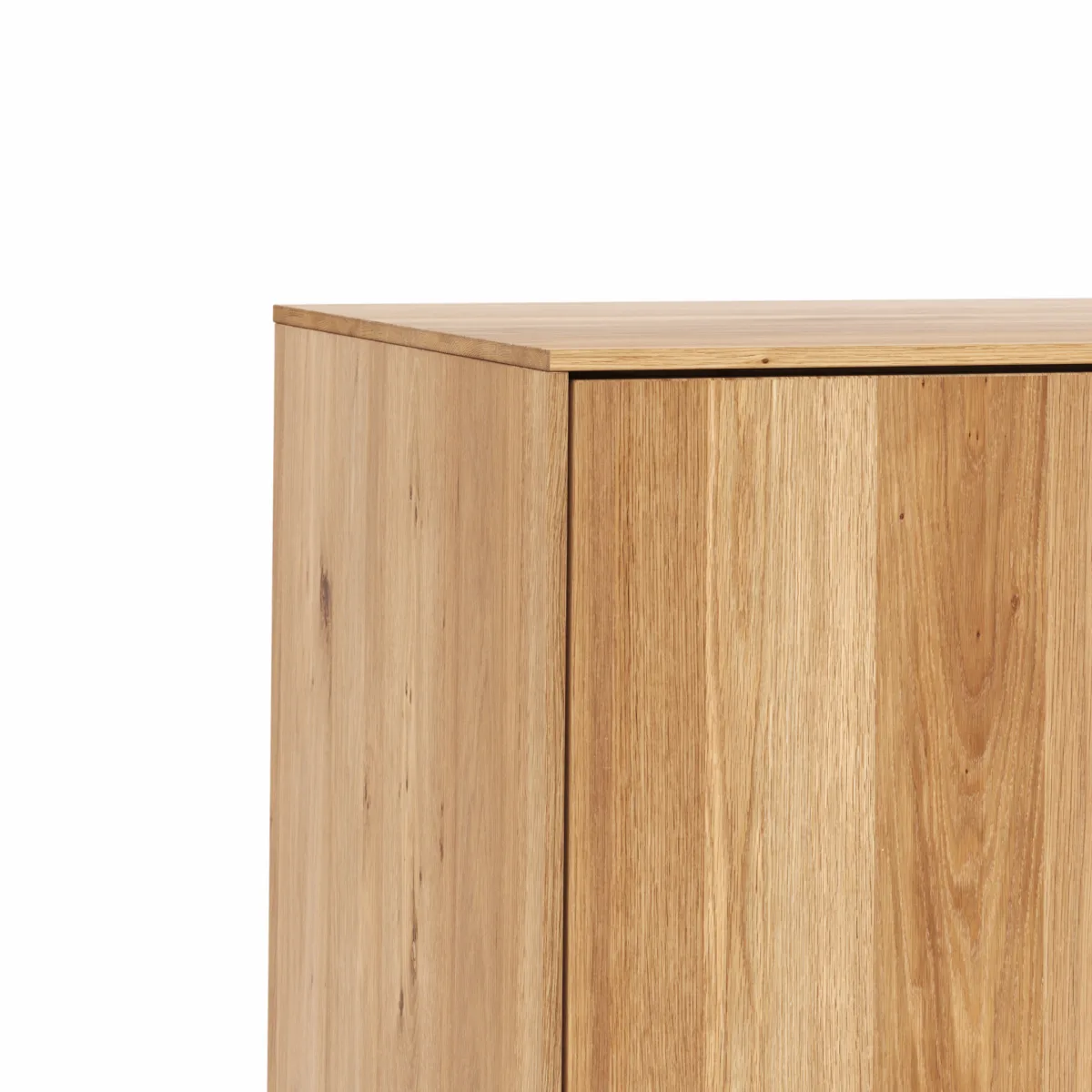 Sideboard Saratoga - mit Klapptüren, Wildeiche massiv, natur geölt – Bild 3