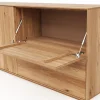 Sideboard Saratoga - mit Klapptüren, Wildeiche massiv, natur geölt – Bild 4