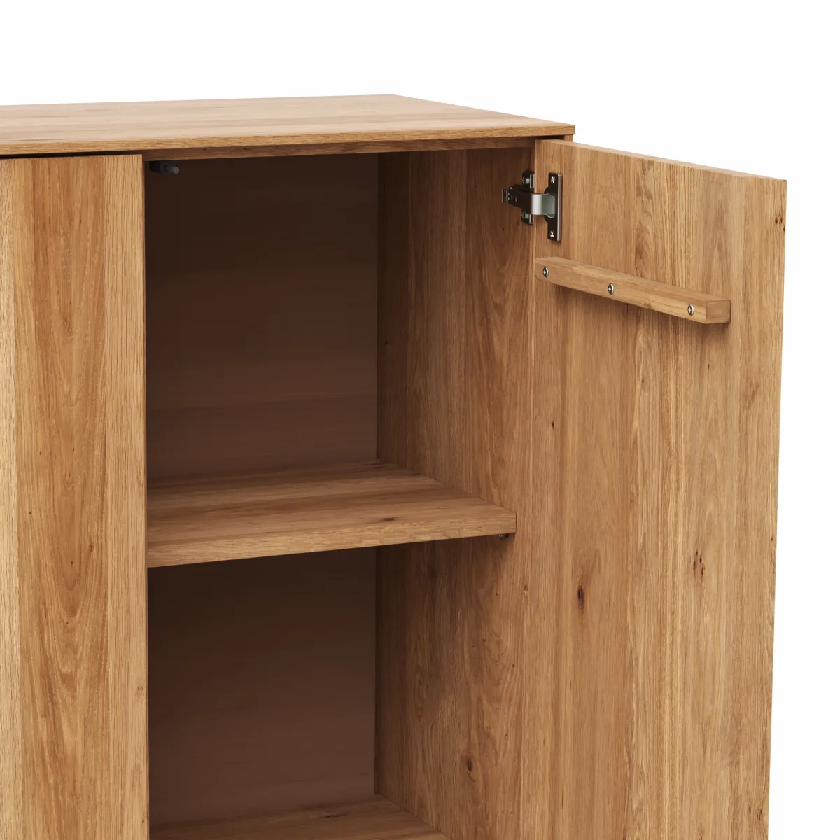 Highboard Saratoga - Wildeiche massiv, natur geölt – Bild 3
