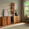 Sideboard Saratoga - Wildeiche massiv, natur geölt – Bild 5