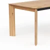 Esstisch Saratoga - ausziehbar, LB ca. 180x95 cm, Wildeiche massiv, natur geölt – Bild 4
