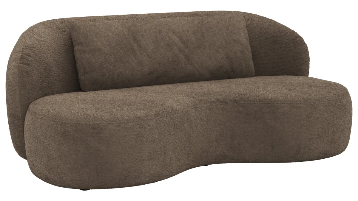 Chaiselongue Karasu - Stoff, Taupe – Bild 2