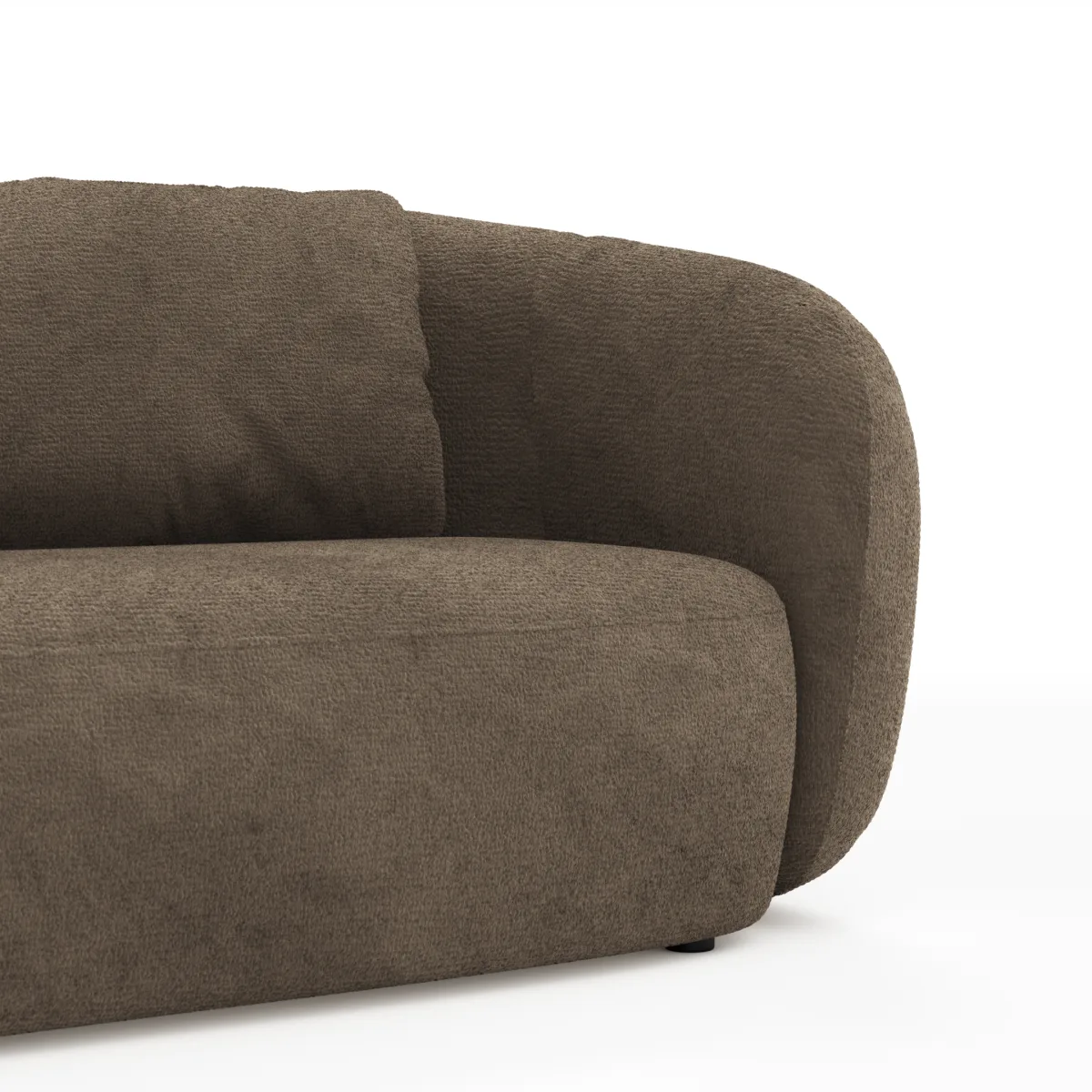Sofa Karasu - 3-Sitzer, Stoff, Taupe – Bild 3