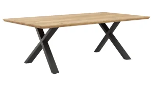 Alternative view of Esstisch Flore - LB ca. 220x120 cm, Wildeiche massiv, natur geölt