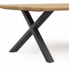 Esstisch Flore - LB ca. 240x120 cm, Wildeiche massiv, natur geölt – Bild 3