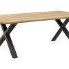 Esstisch Flore - LB ca. 240x120 cm, Wildeiche massiv, natur geölt – Bild 2