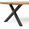 Esstisch Flore - LB ca. 260x120 cm, Wildeiche massiv, natur geölt – Bild 3