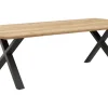 Esstisch Flore - LB ca. 260x120 cm, Wildeiche massiv, natur geölt – Bild 2