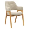 Armlehnstuhl Flore 1 - Stoff, Beige – Bild 2