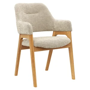 Alternative view of Armlehnstuhl Flore 1 - Stoff, Beige