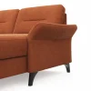 Wohnlandschaft Almyra - Ottomane links, 2,5-Sitzer, Longchair rechts, Stoff, Kupfer – Bild 3
