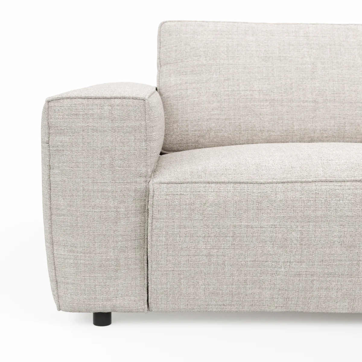 Ecksofa Lilaia - 2-Sitzer links, Ecke, 1,5-Sitzer Tief, Stoff, Kaschmir – Bild 4