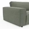 Ecksofa Lilaia - 2-Sitzer links, Ecke, 1,5-Sitzer Tief, Stoff, Olivgrün – Bild 4
