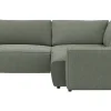 Ecksofa Lilaia - 2-Sitzer links, Ecke, 1,5-Sitzer Tief, Stoff, Olivgrün – Bild 2