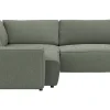 Ecksofa Lilaia - 1,5-Sitzer Tief, Ecke, 2-Sitzer rechts, Stoff, Olivgrün – Bild 2