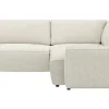 Ecksofa Lilaia - 2-Sitzer links, Ecke, 1,5-Sitzer Tief, Stoff, Creme – Bild 2