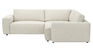 Alternative view of Ecksofa Lilaia - 2-Sitzer links, Ecke, 1,5-Sitzer Tief, Stoff, Creme