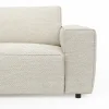 Ecksofa Lilaia - 1,5-Sitzer Tief, Ecke, 2-Sitzer rechts, Stoff, Creme – Bild 3