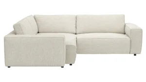 Alternative view of Ecksofa Lilaia - 1,5-Sitzer Tief, Ecke, 2-Sitzer rechts, Stoff, Creme