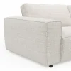 Ecksofa Lilaia - 1,5-Sitzer XL mit Chaise Longue XL rechts, Stoff, Kaschmir – Bild 4