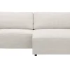Ecksofa Lilaia - 1,5-Sitzer XL mit Chaise Longue XL rechts, Stoff, Kaschmir – Bild 2