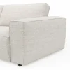 Ecksofa Lilaia - Chaise Longue XL mit 1,5-Sitzer XL rechts, Stoff, Kaschmir – Bild 4