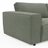 Ecksofa Lilaia - 1,5-Sitzer XL mit Chaise Longue XL rechts, Stoff, Olivgrün – Bild 4