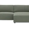 Ecksofa Lilaia - 1,5-Sitzer XL mit Chaise Longue XL rechts, Stoff, Olivgrün – Bild 2