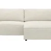 Ecksofa Lilaia - 1,5-Sitzer XL mit Chaise Longue XL rechts, Stoff, Creme – Bild 2