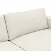 Ecksofa Lilaia - Chaise Longue XL mit 1,5-Sitzer XL rechts, Stoff, Creme – Bild 4