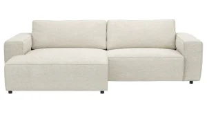 Alternative view of Ecksofa Lilaia - Chaise Longue XL mit 1,5-Sitzer XL rechts, Stoff, Creme