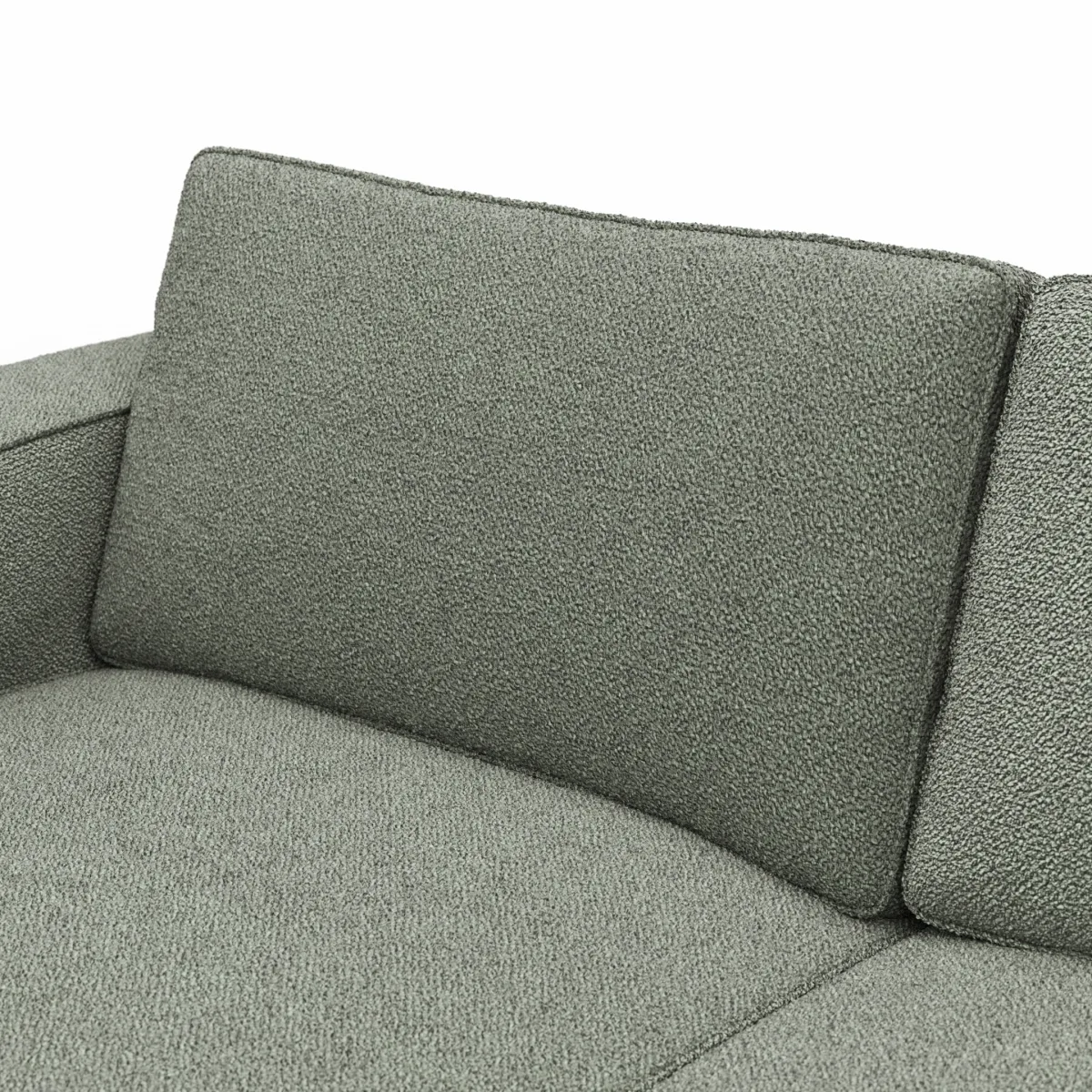 Bigsofa Lilaia - 3-Sitzer Tief, Stoff, Olivgrün – Bild 4