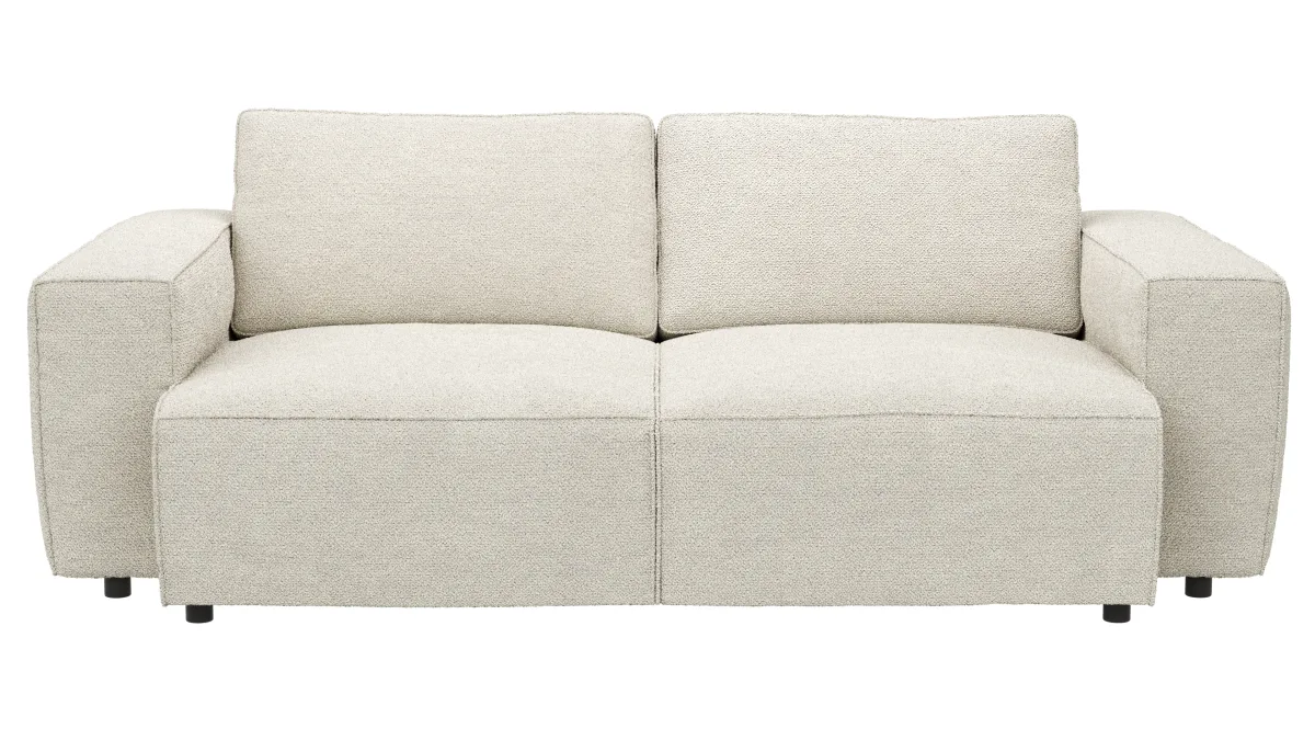 Bigsofa Lilaia - 3-Sitzer Tief, Stoff, Creme – Bild 2