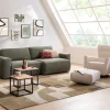 Sofa Lilaia - 1,5-Sitzer XL mit 1,5-Sitzer XL Tief, Stoff, Olivgrün – Bild 5