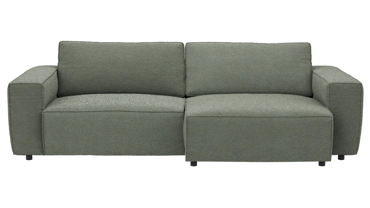 Sofa Lilaia - 1,5-Sitzer XL mit 1,5-Sitzer XL Tief, Stoff, Olivgrün – Bild 2