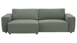 Alternative view of Sofa Lilaia - 1,5-Sitzer XL Tief mit 1,5-Sitzer XL, Stoff, Olivgrün