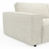 Sofa Lilaia - 1,5-Sitzer XL mit 1,5-Sitzer XL Tief, Stoff, Creme – Bild 3