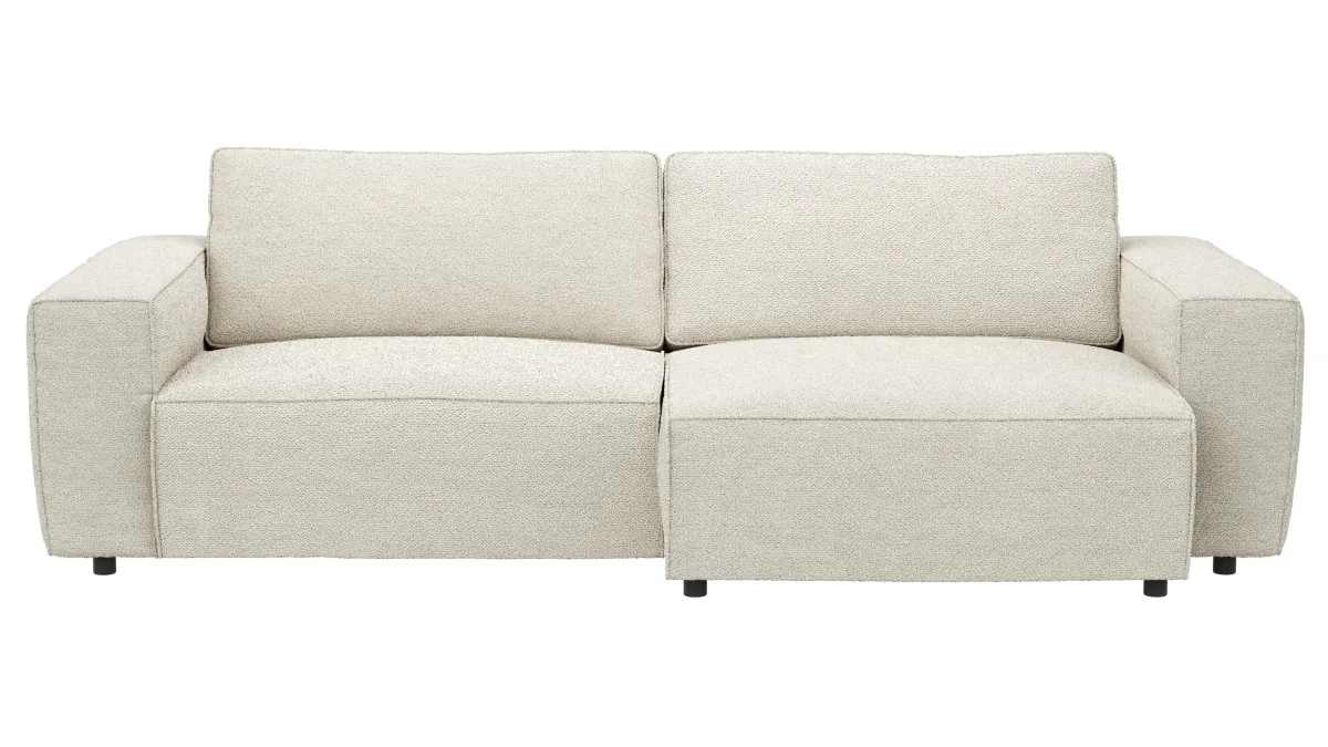 Sofa Lilaia - 1,5-Sitzer XL mit 1,5-Sitzer XL Tief, Stoff, Creme – Bild 2