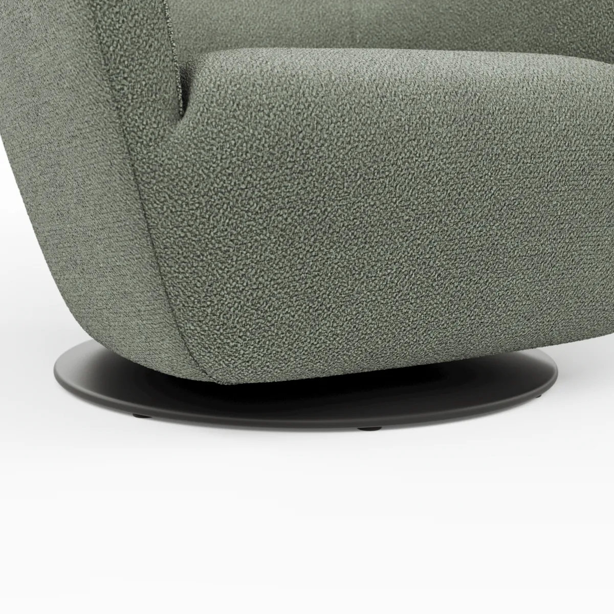 Sessel Lilaia - inkl. Dreh- und Wippfunktion, Stoff, Olivgrün – Bild 3