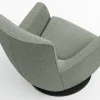 Sessel Lilaia - inkl. Dreh- und Wippfunktion, Stoff, Olivgrün – Bild 4