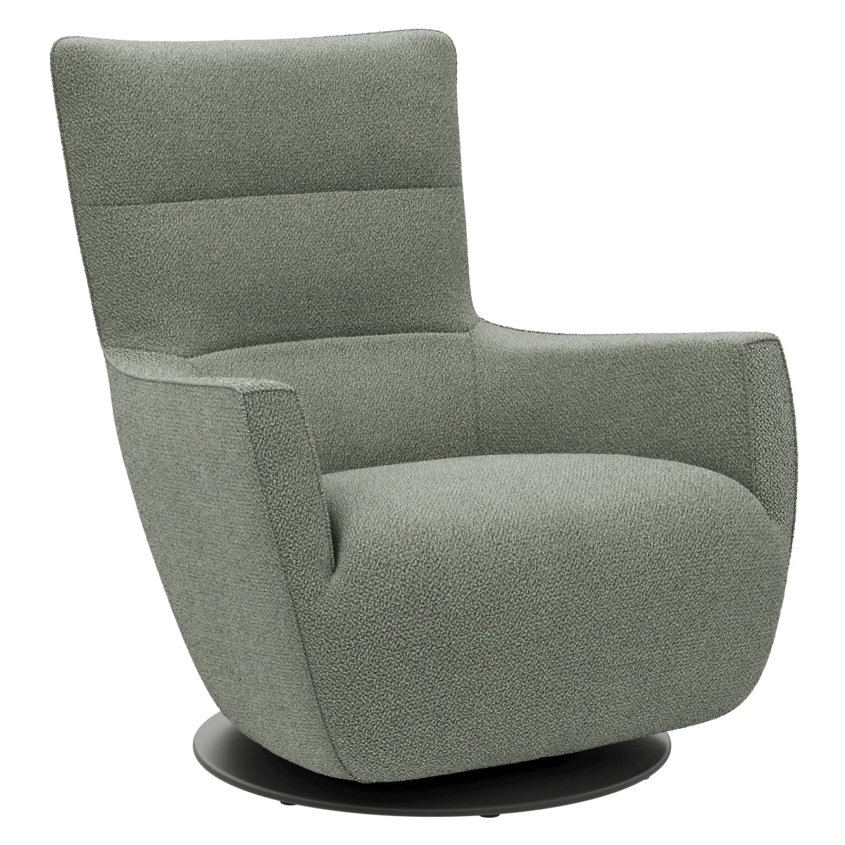 Sessel Lilaia - inkl. Dreh- und Wippfunktion, Stoff, Olivgrün – Bild 2