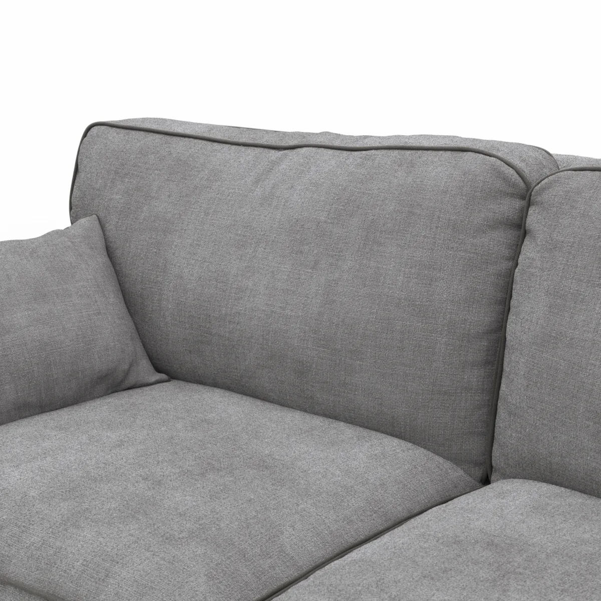 Sofa Mapleton - 3-Sitzer, Stoff, Anthrazit – Bild 2