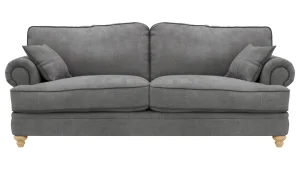 Sofa Mapleton - 3-Sitzer, Stoff, Anthrazit