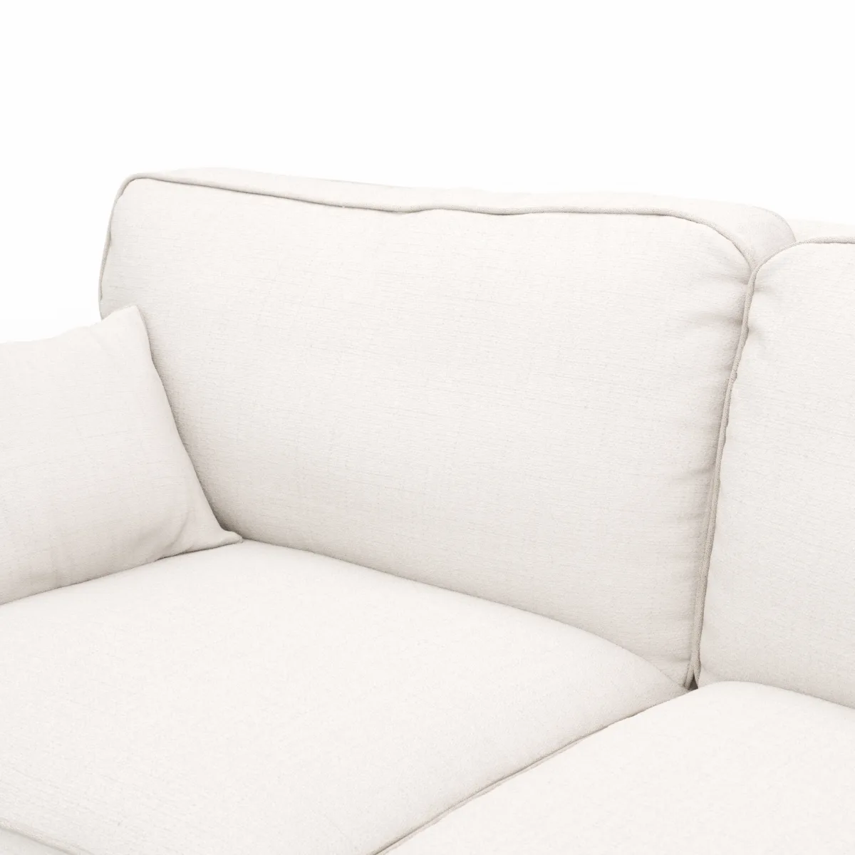 Sofa Mapleton - 3-Sitzer, Stoff, Creme – Bild 2