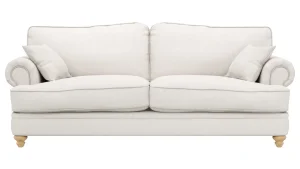 Sofa Mapleton - 3-Sitzer, Stoff, Creme