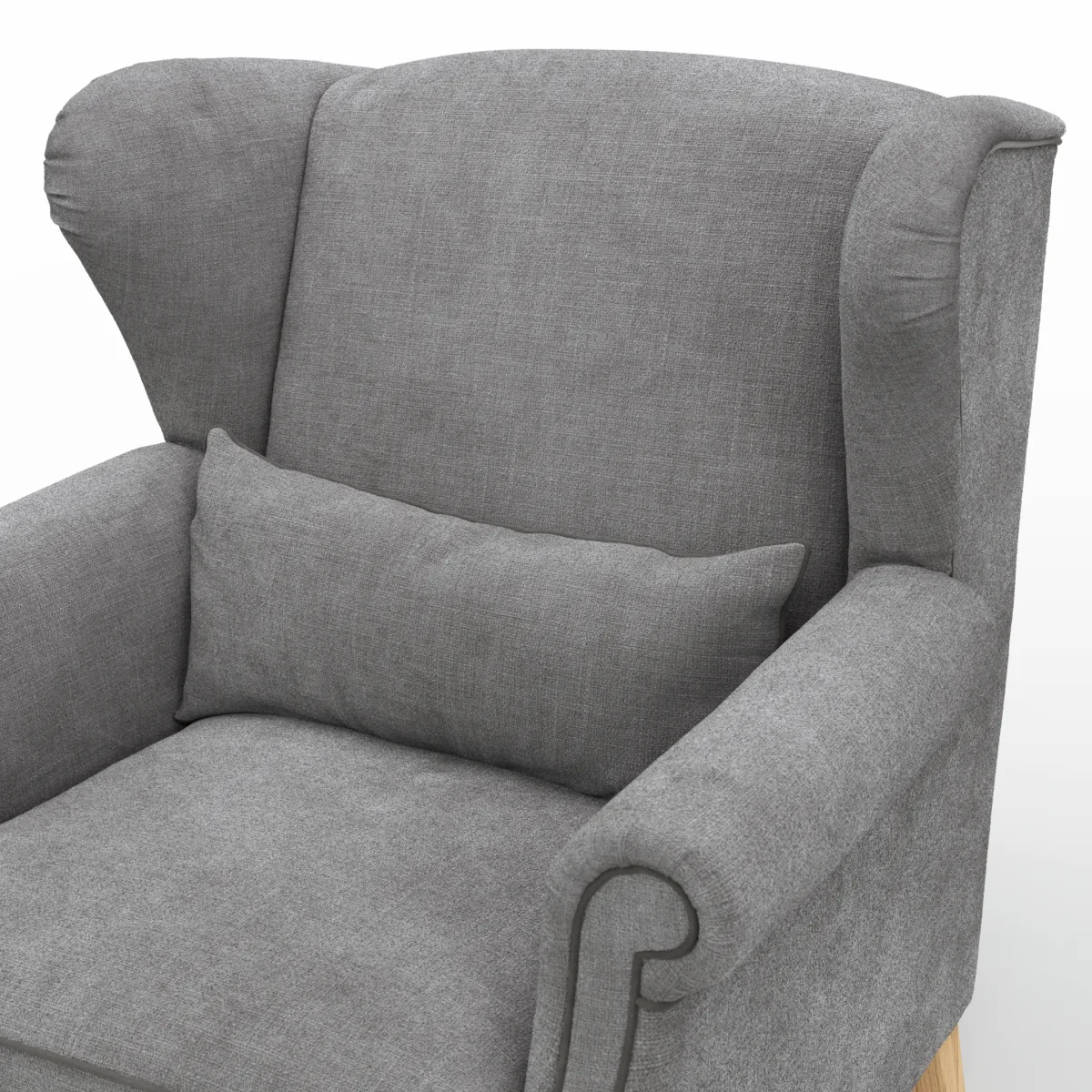 Sessel Mapleton - Stoff, Anthrazit – Bild 2