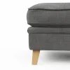 Hocker Mapleton - Stoff, Anthrazit – Bild 2